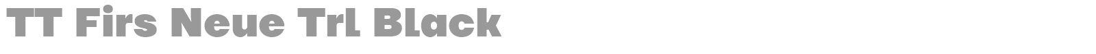 TT Firs Neue font preview
